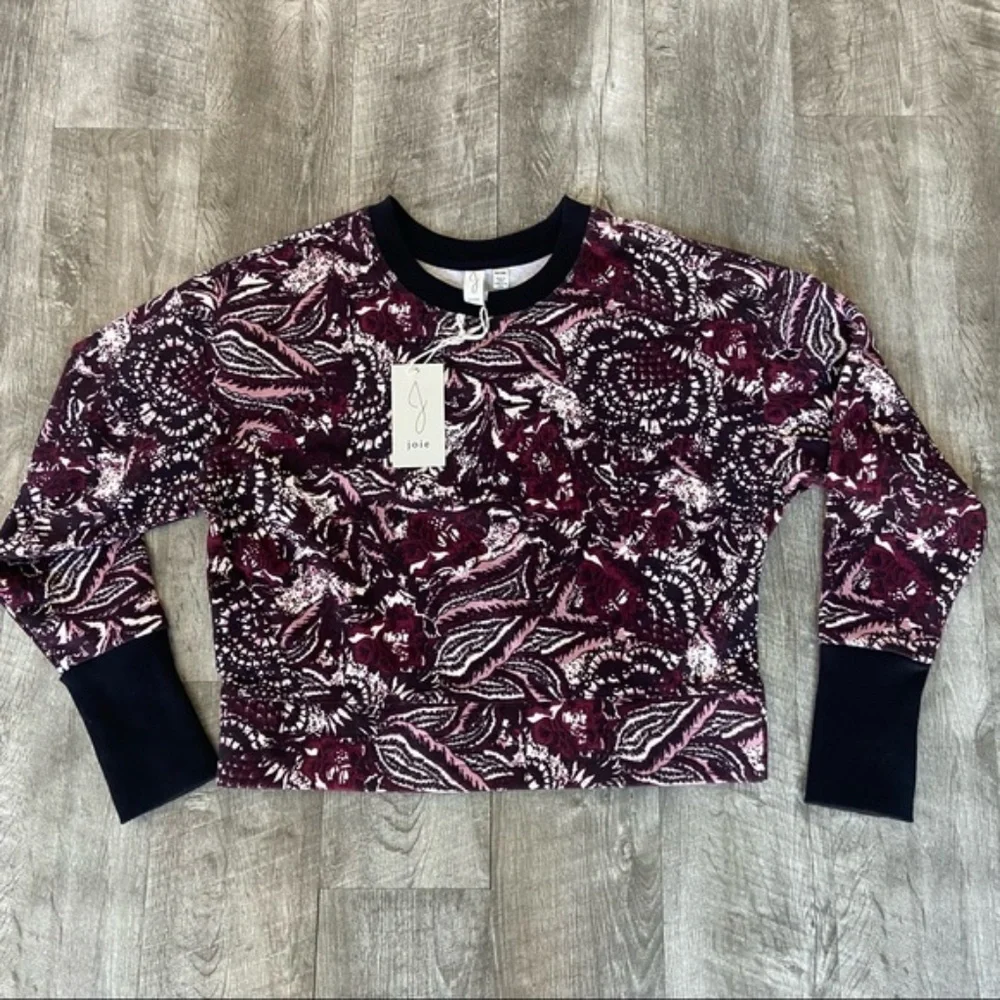 Joie Patterned Sweater with Thumb Holes
